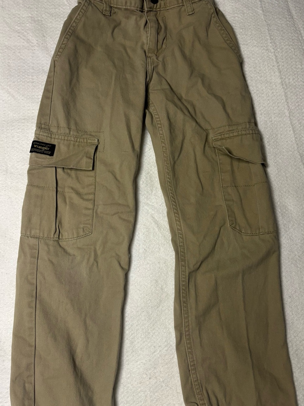 Wrangler Kids Khaki Tan Cargo Jeans